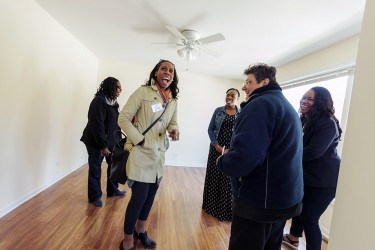 Visitors to a Habitat Chicago home think affordability is tops